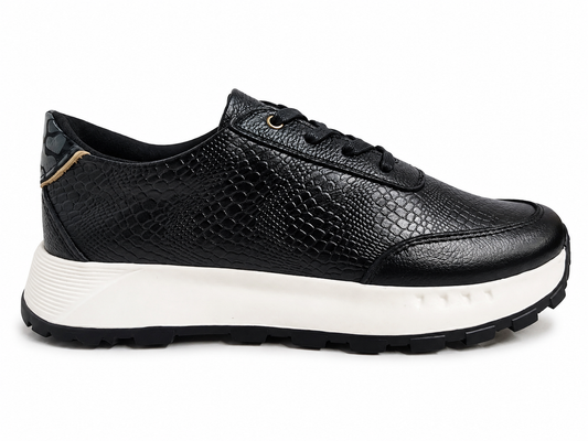 Tenis Oso negro en cuero