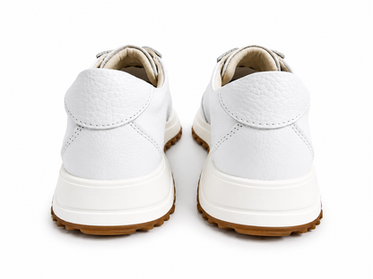Tenis Oso blanco en cuero