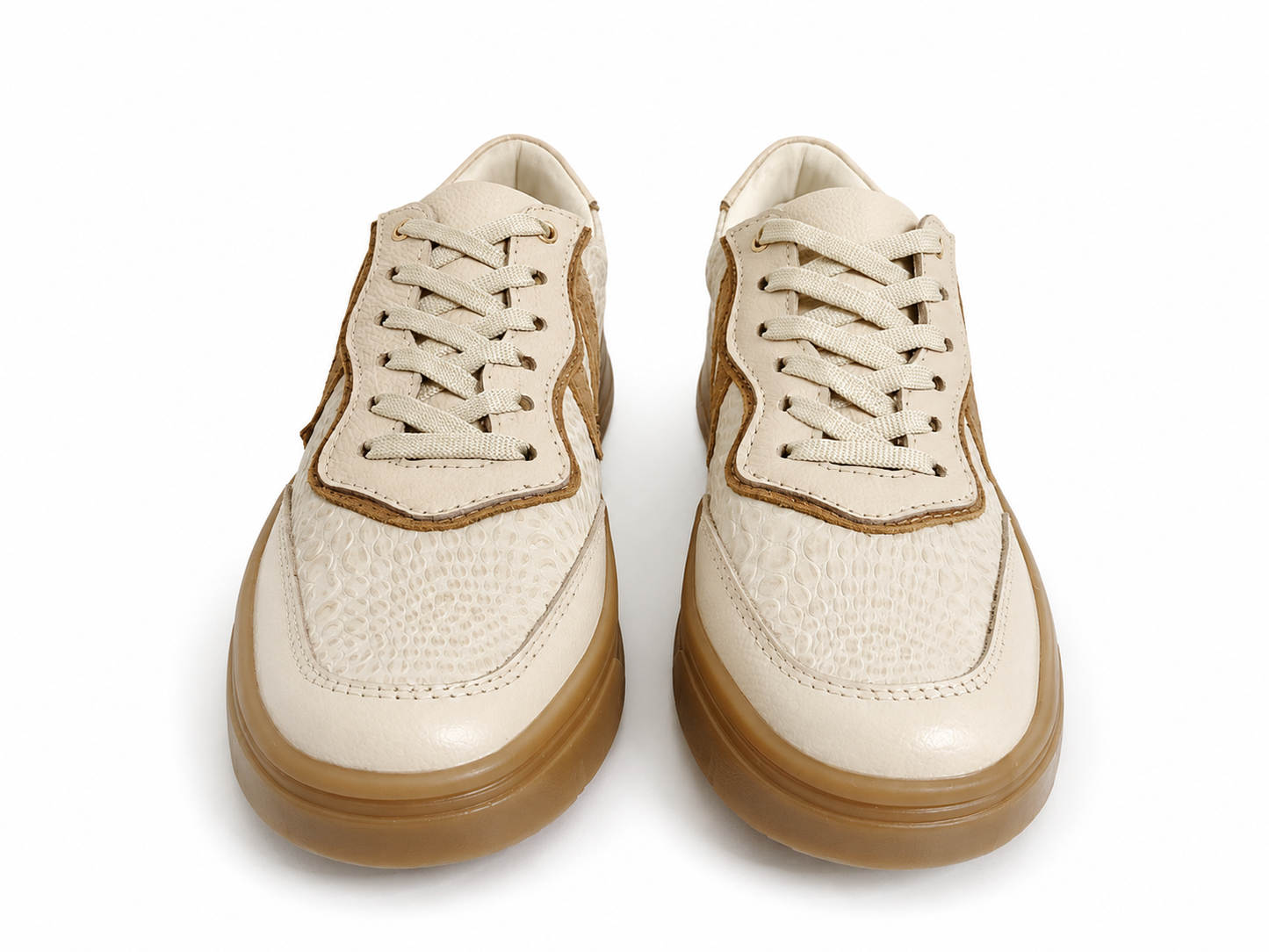Tenis Horizonte avena en cuero