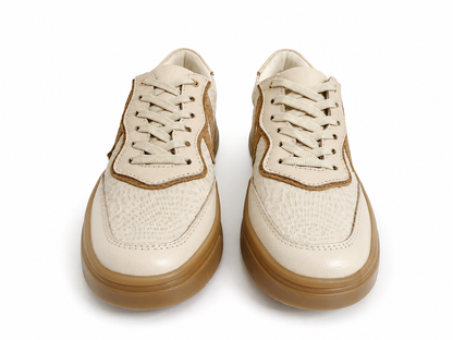 Tenis Horizonte avena en cuero